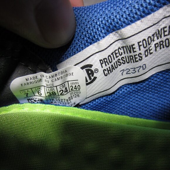 Reebok Sublite Legend Work Athletic Shoes Womens Size 7 Blue Composite Toe NEW - Picture 10 of 14